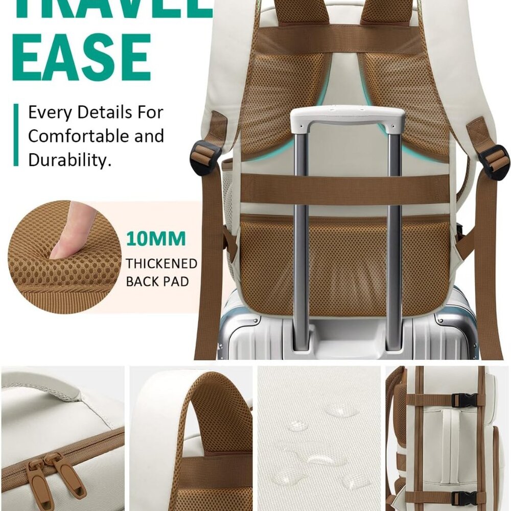 Travel Backpack For Women, Carry On Backpack for Men Flight Approved Airline Per - Picture 6 of 7